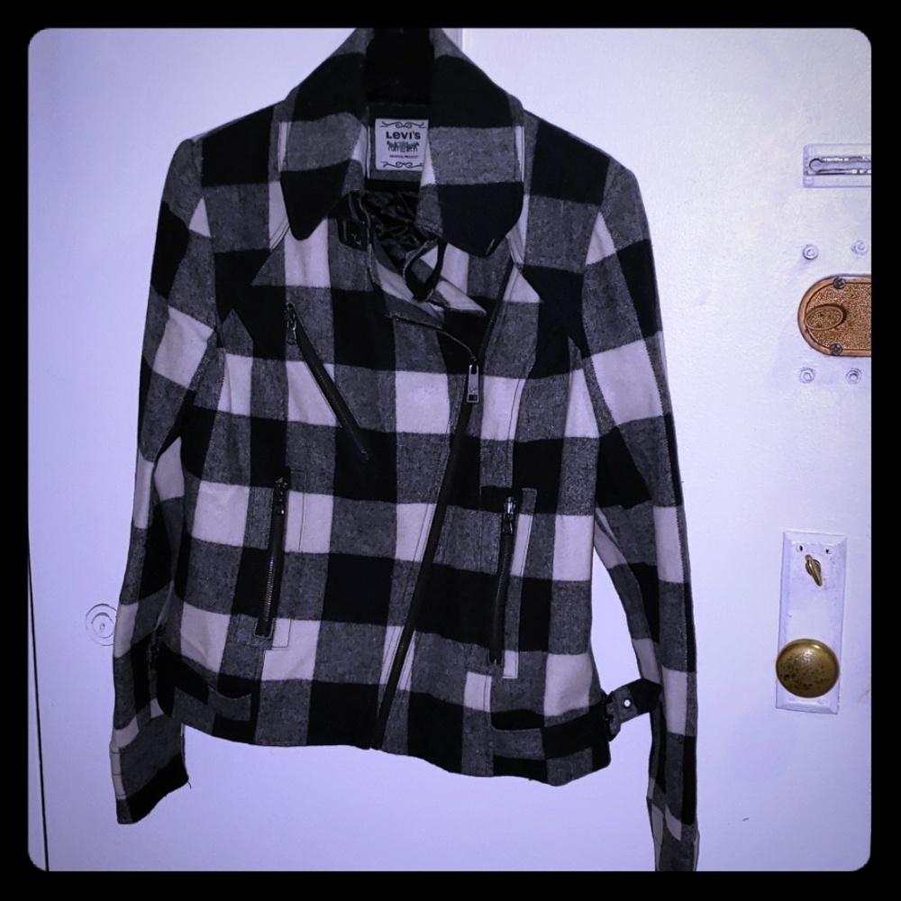 Motorcycle jacket style checker  Levis